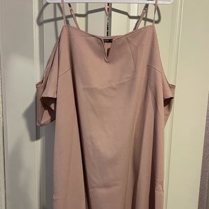 Shein Cold shoulder V-neck dress
